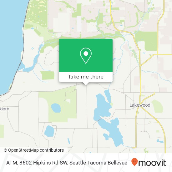 Mapa de ATM, 8602 Hipkins Rd SW