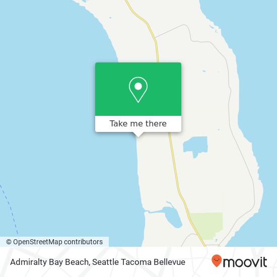 Mapa de Admiralty Bay Beach, Teronda Beach Rd