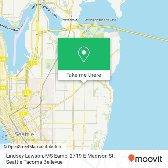 Mapa de Lindsey Lawson, MS Eamp, 2719 E Madison St