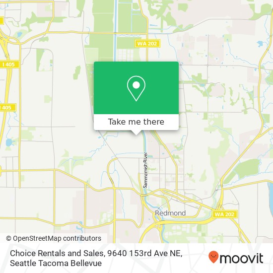 Choice Rentals and Sales, 9640 153rd Ave NE map