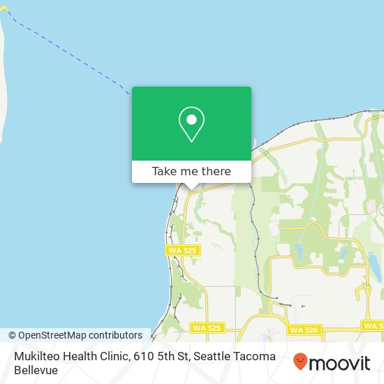 Mukilteo Health Clinic, 610 5th St map