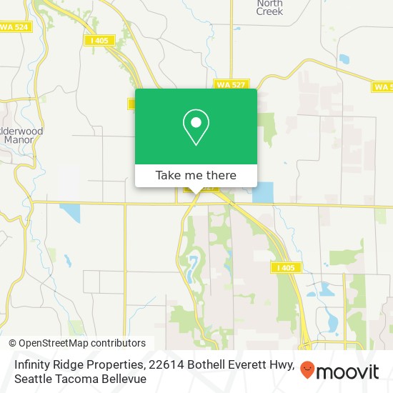 Infinity Ridge Properties, 22614 Bothell Everett Hwy map