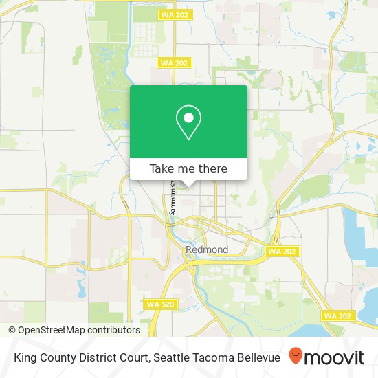 King County District Court map