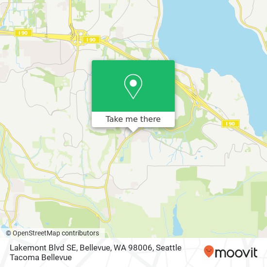 Lakemont Blvd SE, Bellevue, WA 98006 map