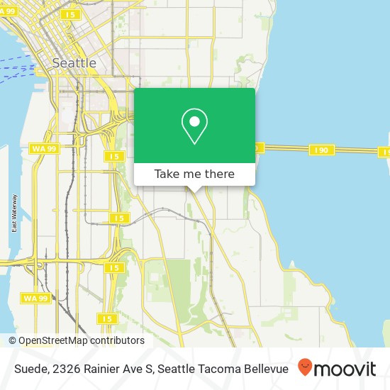 Mapa de Suede, 2326 Rainier Ave S