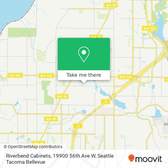 Riverbend Cabinets, 19900 56th Ave W map