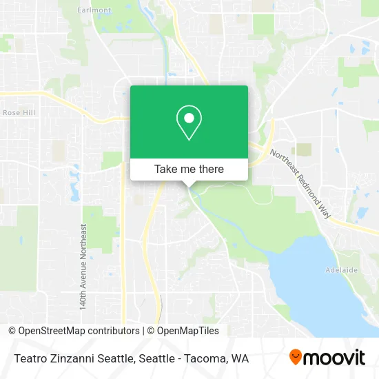 Mapa de Teatro Zinzanni Seattle