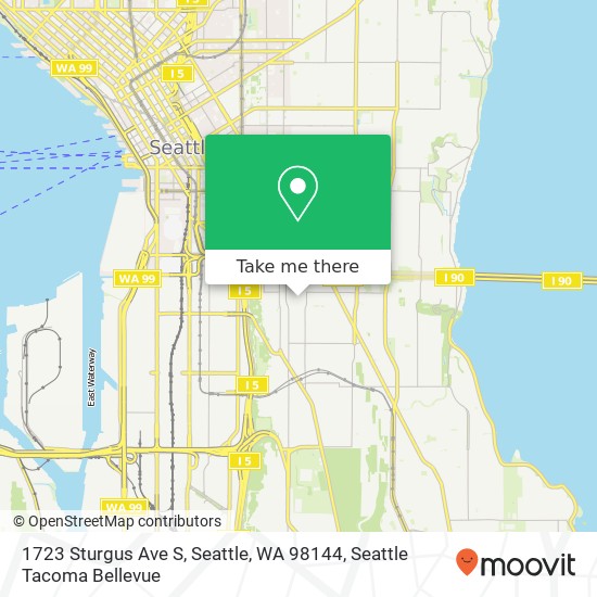 Mapa de 1723 Sturgus Ave S, Seattle, WA 98144