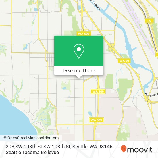 208,SW 108th St SW 108th St, Seattle, WA 98146 map