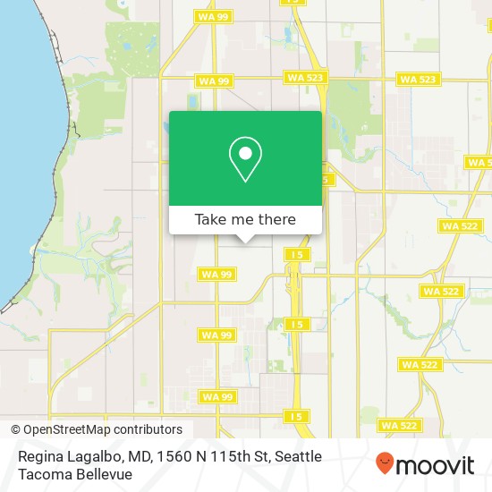 Mapa de Regina Lagalbo, MD, 1560 N 115th St