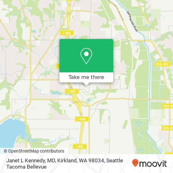 Janet L Kennedy, MD, Kirkland, WA 98034 map