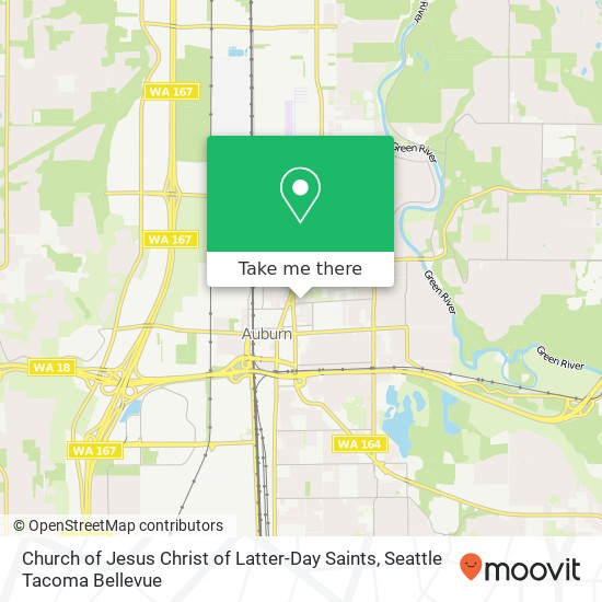 Mapa de Church of Jesus Christ of Latter-Day Saints