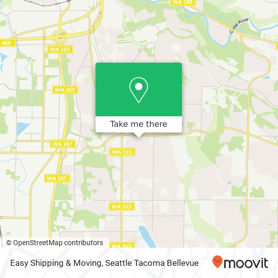 Easy Shipping & Moving map