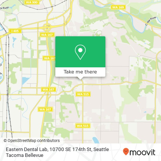 Eastern Dental Lab, 10700 SE 174th St map