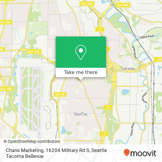 Chans Marketing, 16204 Military Rd S map