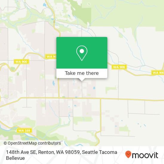 Mapa de 148th Ave SE, Renton, WA 98059