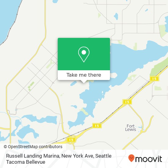 Russell Landing Marina, New York Ave map