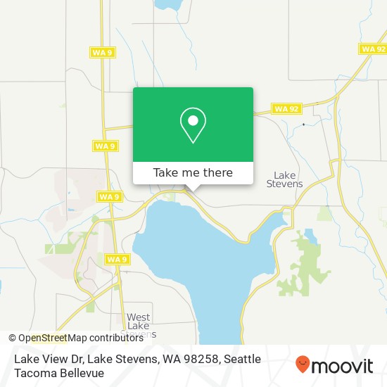 Lake View Dr, Lake Stevens, WA 98258 map