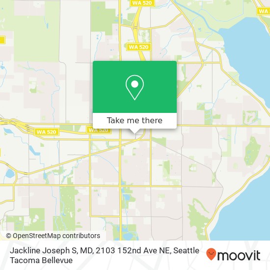 Mapa de Jackline Joseph S, MD, 2103 152nd Ave NE