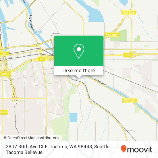 2807 30th Ave Ct E, Tacoma, WA 98443 map