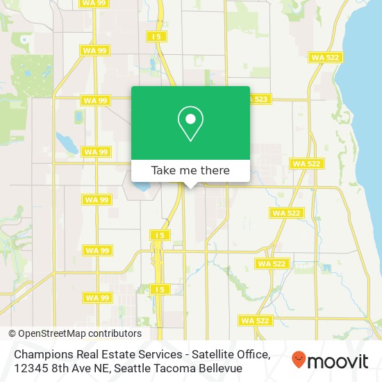 Champions Real Estate Services - Satellite Office, 12345 8th Ave NE map