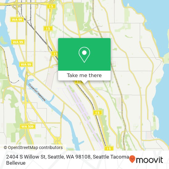 2404 S Willow St, Seattle, WA 98108 map