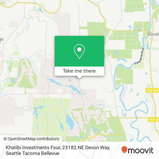 Khatibi Investments Four, 23182 NE Devon Way map