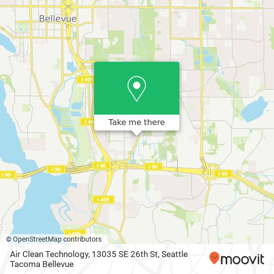 Air Clean Technology, 13035 SE 26th St map