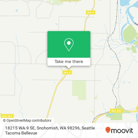 Mapa de 18215 WA-9 SE, Snohomish, WA 98296