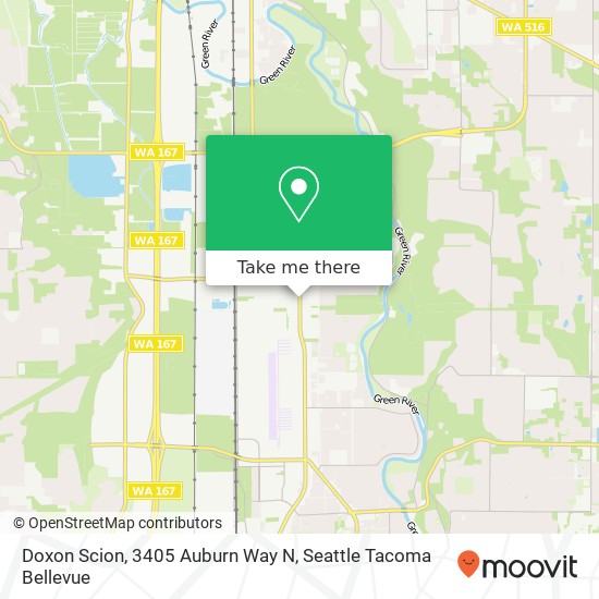 Mapa de Doxon Scion, 3405 Auburn Way N