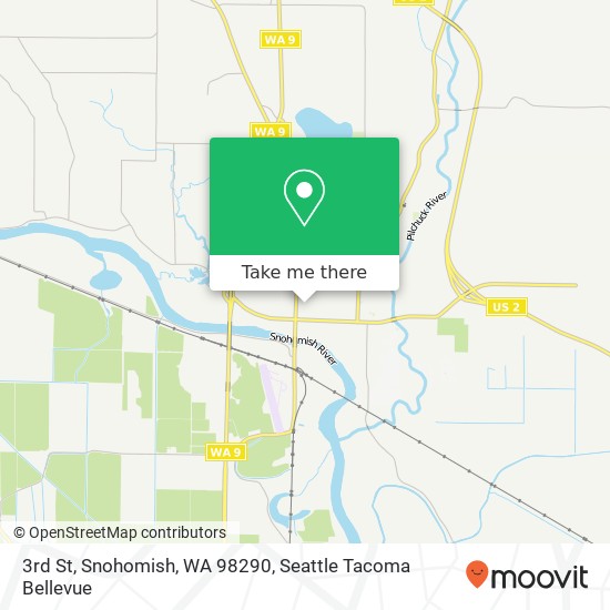 Mapa de 3rd St, Snohomish, WA 98290