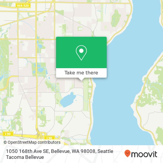 1050 168th Ave SE, Bellevue, WA 98008 map