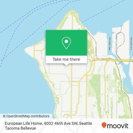 European Life Home, 4002 46th Ave SW map