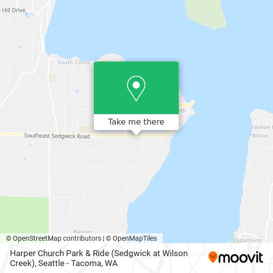 Harper Church Park & Ride (Sedgwick at Wilson Creek) map