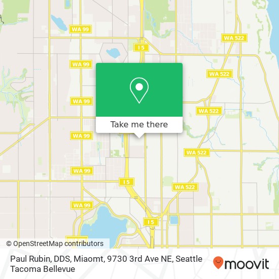 Mapa de Paul Rubin, DDS, Miaomt, 9730 3rd Ave NE