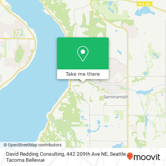 Mapa de David Redding Consulting, 442 209th Ave NE