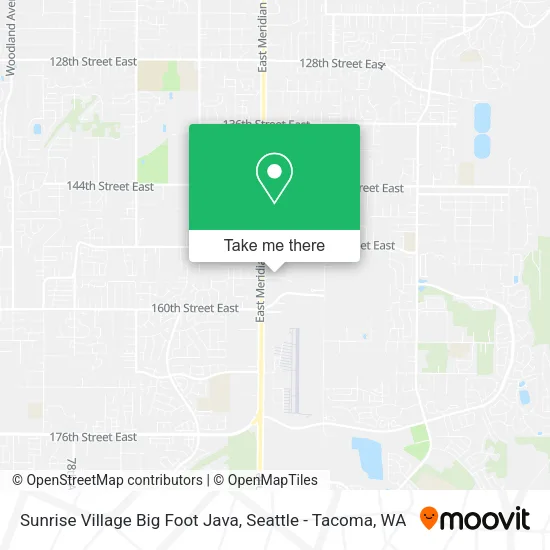 Mapa de Sunrise Village Big Foot Java