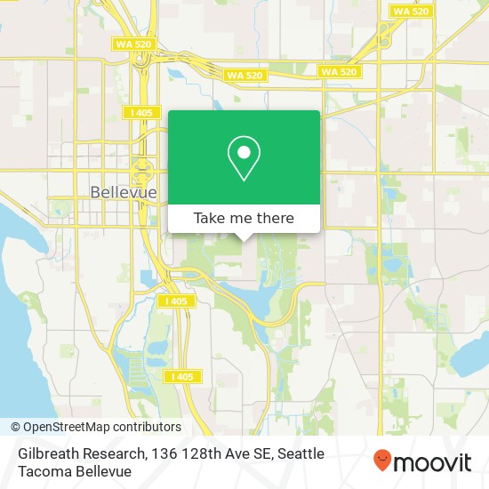 Mapa de Gilbreath Research, 136 128th Ave SE
