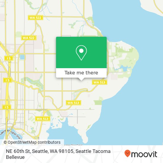 NE 60th St, Seattle, WA 98105 map