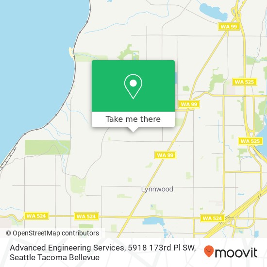 Advanced Engineering Services, 5918 173rd Pl SW map