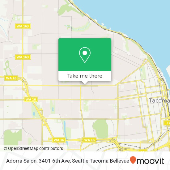 Adorra Salon, 3401 6th Ave map