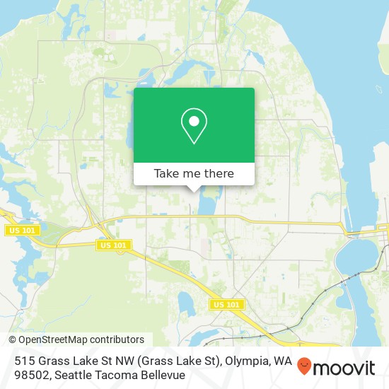 515 Grass Lake St NW (Grass Lake St), Olympia, WA 98502 map