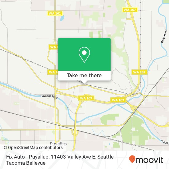 Fix Auto - Puyallup, 11403 Valley Ave E map