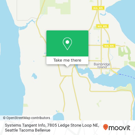 Mapa de Systems Tangent Info, 7805 Ledge Stone Loop NE