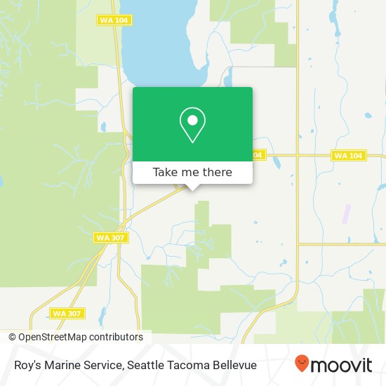 Mapa de Roy's Marine Service, 6101 NE Minder Rd