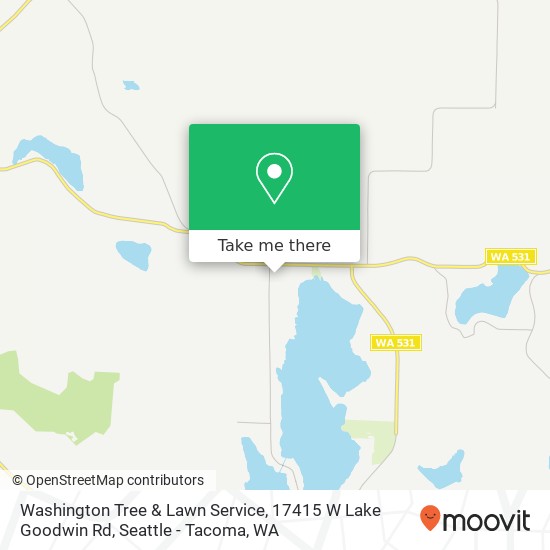 Washington Tree & Lawn Service, 17415 W Lake Goodwin Rd map