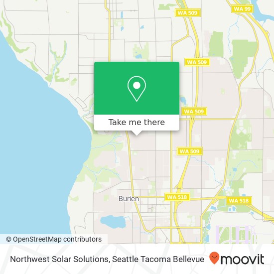 Northwest Solar Solutions map