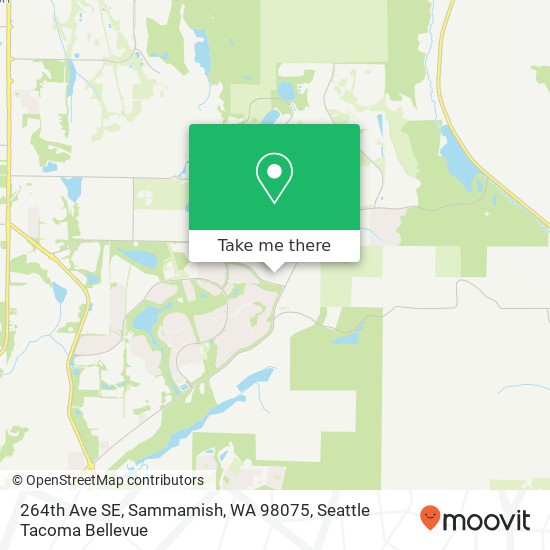 Mapa de 264th Ave SE, Sammamish, WA 98075