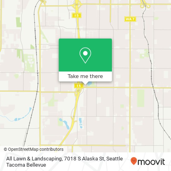 Mapa de All Lawn & Landscaping, 7018 S Alaska St