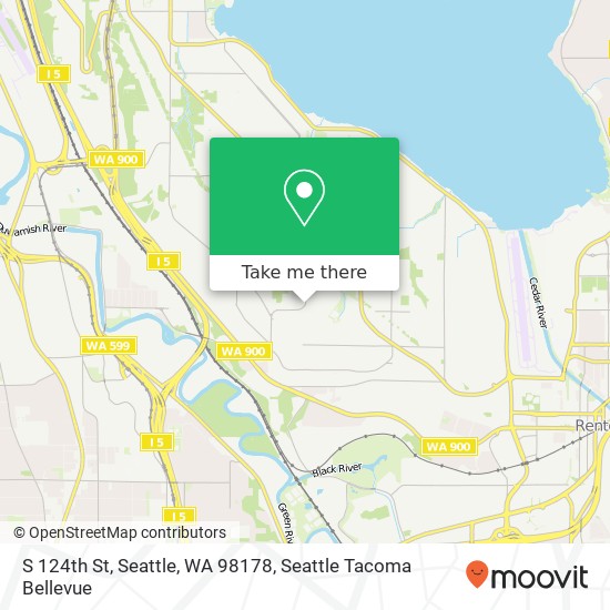 Mapa de S 124th St, Seattle, WA 98178